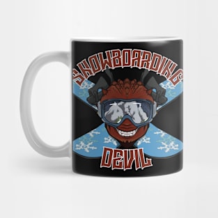 Snowboarding Devil Mug